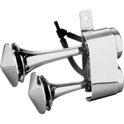 PartzBiz HD AHHD - Rivco Chrome Air Horn System แตร Harley Davidson Touring Softail Dyna Custom