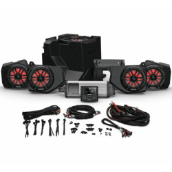 PartzBiz HD RNGR18-STG4 - Rockford Stage 4 Audio Speakers System Plug-n-Play BT Polaris Ranger 18-22