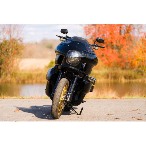 PartzBiz HD: 3475248-Russ Wernimont RWD FXRT Front Fairing & Mount Kit Package Harley Low Rider FXLRS