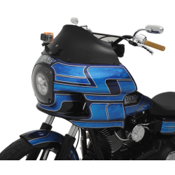 PartzBiz HD RWD-50153 + RWD-50208 - Russ Wernimont RWD FXRT Front Fairing & Mount Kit Package 06-2017 Harley Dyna PartzBiz HD RWD-50153 + RWD-50208 - Russ Wernimont RWD FXRT Front Fairing & Mount Kit Package 06-2017 Harley Dyna