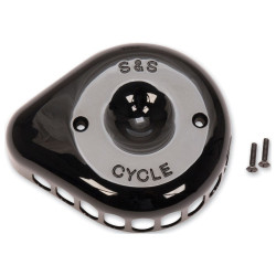 PartzBiz HD 170-0366 - S&S Cycle Gloss Black Stealth Mini Tear Drop Air Cleaner Filter Cover Kit Harley PartzBiz HD 170-0366 - S&S Cycle Gloss Black Stealth Mini Tear Drop Air Cleaner Filter Cover Kit Harley