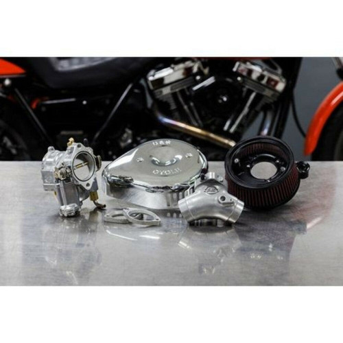 PartzBiz HD: 3490279-S&S Super G Carb Stealth Air Cleaner Kit Chrome Teardrop Harley Big Twin 84-99