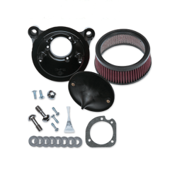 PartzBiz HD 170-0300B - S&S Cycle Super Stock Stealth Black Stage 1 Air Cleaner Filter Kit Harley TCBT PartzBiz HD 170-0300B - S&S Cycle Super Stock Stealth Black Stage 1 Air Cleaner Filter Kit Harley TCBT