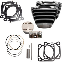 PartzBiz HD 910-0733 - S&S 128” Big Bore Cylinder Pistons Top End Kit M8 114” 117” Engine 17+ Harley