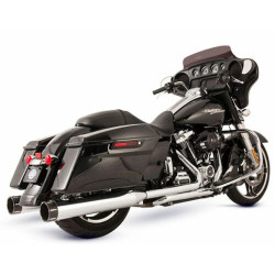 PartzBiz HD 550-0701A - S&S Chrome Tracer El Dorado MK45 Exhaust Pipes Mufflers Harley 17-18 Touring PartzBiz HD 550-0701A - S&S Chrome Tracer El Dorado MK45 Exhaust Pipes Mufflers Harley 17-18 Touring