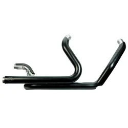 PartzBiz HD 550-0705 - S&S Black Power-Tune True Duals Header Exhaust Pipes Harley 17+ Touring Bagger PartzBiz HD 550-0705 - S&S Black Power-Tune True Duals Header Exhaust Pipes Harley 17+ Touring Bagger