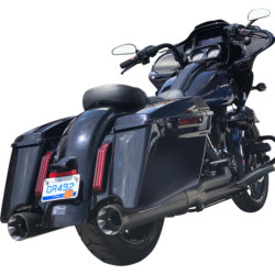 PartzBiz HD 550-0831 - S&S Black Sidewinder 2-1 Ghost Shadow Pipe Muffler Exhaust Harley Touring 09-20 PartzBiz HD 550-0831 - S&S Black Sidewinder 2-1 Ghost Shadow Pipe Muffler Exhaust Harley Touring 09-20