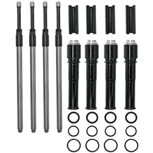 PartzBiz HD: 3446227-Black S&S Quickee EZ Install Adjustable Pushrods Cover Kit 99-17 Harley Twin Cam PartzBiz HD: 3446227-Black S&S Quickee EZ Install Adjustable Pushrods Cover Kit 99-17 Harley Twin Cam
