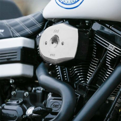 PartzBiz HD: 3469647-S&S Cycle Chrome Stealth Tribute Air Cleaner Intake Kit Harley Big Twin 01-17 PartzBiz HD: 3469647-S&S Cycle Chrome Stealth Tribute Air Cleaner Intake Kit Harley Big Twin 01-17