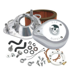 PartzBiz HD 170-0303B - S&S Cycle Chrome Tear Drop Air Cleaner Stage 1 Filter Kit Harley 01-17 Big Twin PartzBiz HD 170-0303B - S&S Cycle Chrome Tear Drop Air Cleaner Stage 1 Filter Kit Harley 01-17 Big Twin