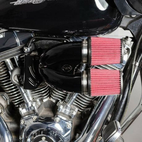 PartzBiz HD: 3479400-S&S Black Tuned Induction Air Filter Cleaner Kit 2008-17 Harley Touring Softail