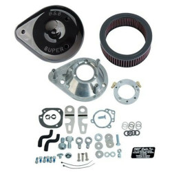 PartzBiz HD 170-0307E - S&S Cycle Black Teardrop Air Cleaner Filter kit Intake 2017+ Harley Sportster XL PartzBiz HD 170-0307E - S&S Cycle Black Teardrop Air Cleaner Filter kit Intake 2017+ Harley Sportster XL
