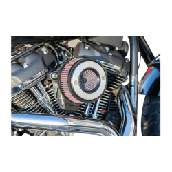 PartzBiz HD 170-0724A - S&S Cycle Chrome Ring Air Stinger Cleaner Air Filter Kit 07+ Harley Sportster PartzBiz HD 170-0724A - S&S Cycle Chrome Ring Air Stinger Cleaner Air Filter Kit 07+ Harley Sportster
