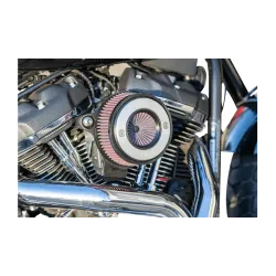 PartzBiz HD 170-0715A - S&S Cycle Chrome Ring Air Stinger Cleaner Filter 2008-17 Harley Touring Softail PartzBiz HD 170-0715A - S&S Cycle Chrome Ring Air Stinger Cleaner Filter 2008-17 Harley Touring Softail