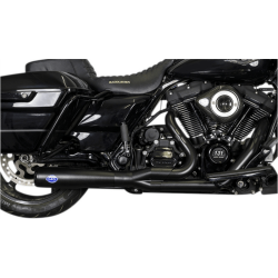 PartzBiz HD 550-1027A - S&S Cycle Diamondback 2-into-1 Black Steel Exhaust System 2017-20 Harley Touring PartzBiz HD 550-1027A - S&S Cycle Diamondback 2-into-1 Black Steel Exhaust System 2017-20 Harley Touring