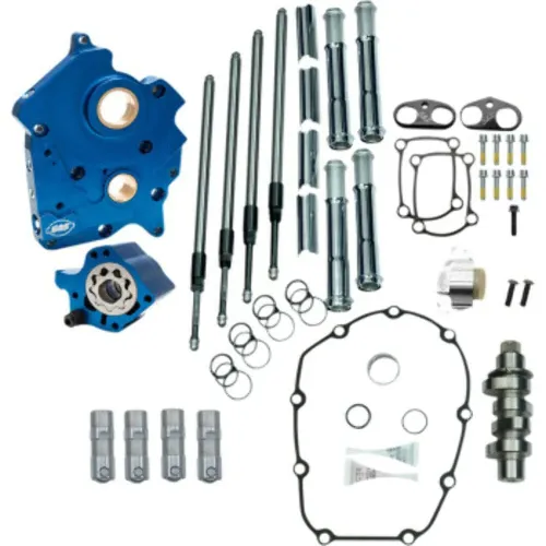PartzBiz HD: 3482506-S&S Cycle M8 Cam Plate Oil Pump Kit Black 475C Chain 17+ Harley Touring Softail