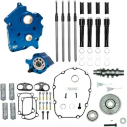 PartzBiz HD 310-1014A - S&S M8 Cam Plate Oil Pump Kit Package Black 475G Gear Harley Touring Softail 17+