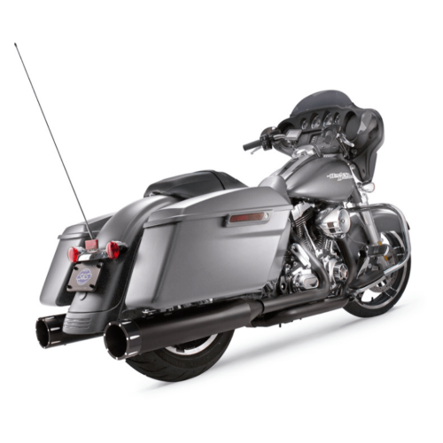 PartzBiz HD: 3459037-S&S Black MK45 4.5” Slip-On Mufflers Tracer End Caps Pipes 17+ M8 Harley Touring PartzBiz HD: 3459037-S&S Black MK45 4.5” Slip-On Mufflers Tracer End Caps Pipes 17+ M8 Harley Touring