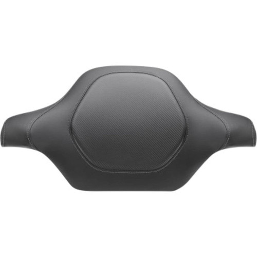 PartzBiz HD: 3474224-Saddlemen Black Carbon Fiber CF Tour Pak Pack Cover Backrest Harley 14+ Touring
