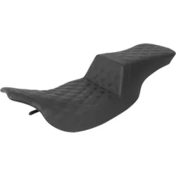 PartzBiz HD 897-07-195 - Saddlemen Black Lattice Stitch Step 2 Up Tour Seat Harley Touring Bagger 97-07 PartzBiz HD 897-07-195 - Saddlemen Black Lattice Stitch Step 2 Up Tour Seat Harley Touring Bagger 97-07