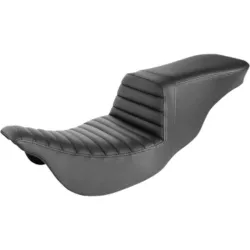 PartzBiz HD 808-07B-191 - Saddlemen Step 2 Up Front Black Tuck-n-Roll Gel Stitch Seat Harley Touring 08+ PartzBiz HD 808-07B-191 - Saddlemen Step 2 Up Front Black Tuck-n-Roll Gel Stitch Seat Harley Touring 08+