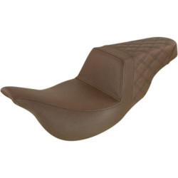 PartzBiz HD 808-07B-173BREX - Saddlemen Brown Lattice Stitch Extended Reach Step 2 Up Seat Harley Touring 08+ PartzBiz HD 808-07B-173BREX - Saddlemen Brown Lattice Stitch Extended Reach Step 2 Up Seat Harley Touring 08+