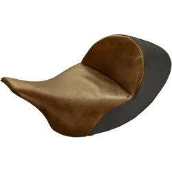 PartzBiz HD 808-07B-0041L - Saddlemen Brown Leather Lariat Low Profile Solo Driver Seat Harley Touring 08+ PartzBiz HD 808-07B-0041L - Saddlemen Brown Leather Lariat Low Profile Solo Driver Seat Harley Touring 08+
