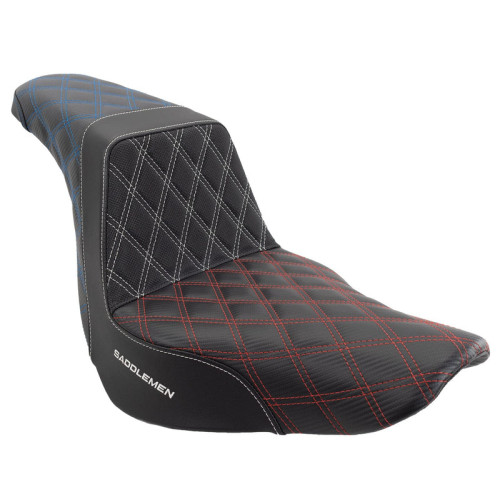 PartzBiz HD: 3475090-Saddlemen ACM USA Step 2 Up Lattice Stitch Gripper Seat Harley Softail FXLRS 18+ PartzBiz HD: 3475090-Saddlemen ACM USA Step 2 Up Lattice Stitch Gripper Seat Harley Softail FXLRS 18+