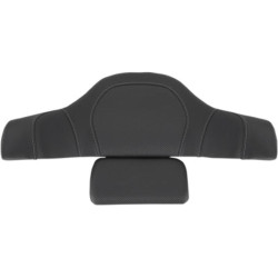 PartzBiz HD I14-07-TPACK-CF - Saddlemen Black Carbon Fiber Backrest Trunk Tour Pak Pad Indian Touring 14-20