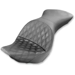 PartzBiz HD 806-12-029LS - Saddlemen Black Explorer Lattice Stitch 2 เบาะนั่ง Harley Softail 06-17 FXST FLST PartzBiz HD 806-12-029LS - Saddlemen Black Explorer Lattice Stitch 2 เบาะนั่ง Harley Softail 06-17 FXST FLST