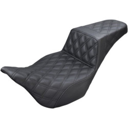 PartzBiz HD 808-07B-175 - Saddlemen Black Full Lattice Stitch Step 2 Up Seat Harley 08-21 Touring Dresser PartzBiz HD 808-07B-175 - Saddlemen Black Full Lattice Stitch Step 2 Up Seat Harley 08-21 Touring Dresser