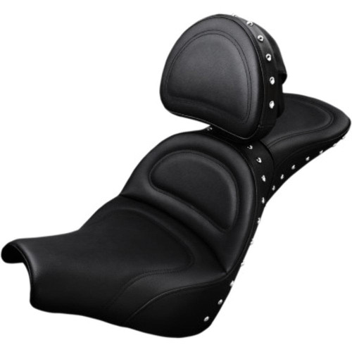 PartzBiz HD: 3472098-Saddlemen Explorer Special Studded 2 Up Gel Seat Backrest Harley 18+ Softail M8