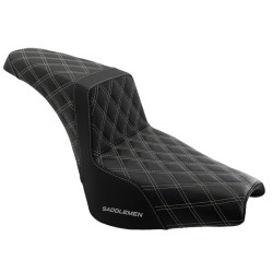 PartzBiz HD 818-30-175-SILLS-GRIP-BLKCARBONF - Saddlemen Step 2 Up Silver Lattice Stitch Seat 2018+ Harley Street Bob FXST PartzBiz HD 818-30-175-SILLS-GRIP-BLKCARBONF - Saddlemen Step 2 Up Silver Lattice Stitch Seat 2018+ Harley Street Bob FXST