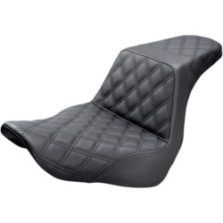 PartzBiz HD 818-29-175 - Saddlemen Step Up 2 Up เบาะ Black Lattice Stitch M8 Harley 18+ Softail FXLR FLSB PartzBiz HD 818-29-175 - Saddlemen Step Up 2 Up เบาะ Black Lattice Stitch M8 Harley 18+ Softail FXLR FLSB