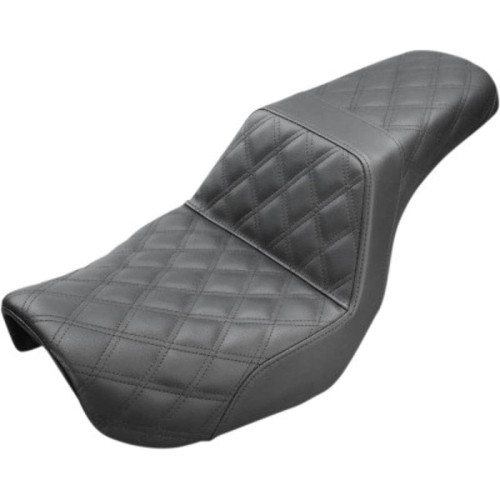 PartzBiz HD: 3472200-Saddlemen Step Up Black Full Lattice Stitch 2 Up Seat Harley 06-17 Dyna FXD FLD PartzBiz HD: 3472200-Saddlemen Step Up Black Full Lattice Stitch 2 Up Seat Harley 06-17 Dyna FXD FLD