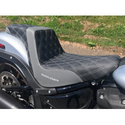 PartzBiz HD 818-29-175-SLVCRB-GR-SLVLS-SLVCH - Saddlemen Step Up Silver Lattice Stitch Carbon Gripper Seat Harley Softail FXLRS PartzBiz HD 818-29-175-SLVCRB-GR-SLVLS-SLVCH - Saddlemen Step Up Silver Lattice Stitch Carbon Gripper Seat Harley Softail FXLRS