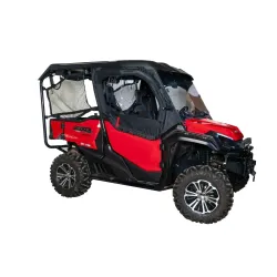PartzBiz HD 06021 - Seizmik Black Framed 1/2 Upper Door Kit 2015-2018 Honda Pioneer 1000/1000-5