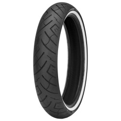 PartzBiz HD 87-4582 - Shinko 777 130/60 23 ยางหน้า Whitewall 23‚” Harley Touring Custom Bagger