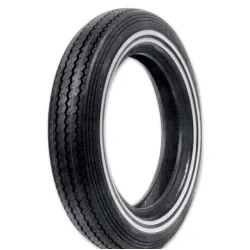 PartzBiz HD 87-4112 - Shinko 240 Classic Double Whitewall ยางหน้าหลัง Harley MT90-16 5.00 Chopper