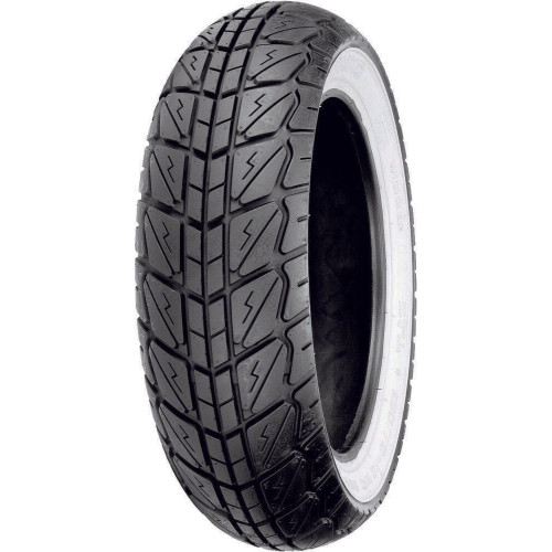 PartzBiz HD: 3464534-ยางหน้าหลัง Shinko 723 Series 140/70-12 65P Whitewall WW Moped Scooter DOT