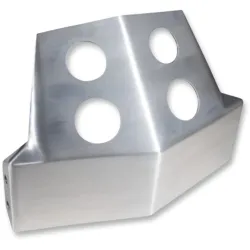 PartzBiz HD SM-DSP91-05BR - Speed Merchant Front Frame Skid Plate Brushed Aluminum Harley Dyna FXD 99-05 PartzBiz HD SM-DSP91-05BR - Speed Merchant Front Frame Skid Plate Brushed Aluminum Harley Dyna FXD 99-05