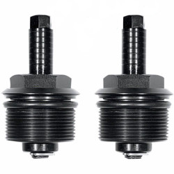 PartzBiz HD SM39A-1 - Speed Merchant Black 39mm Fork Spring Tube Preload Adjusters Cap Pair Set Harley PartzBiz HD SM39A-1 - Speed Merchant Black 39mm Fork Spring Tube Preload Adjusters Cap Pair Set Harley