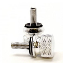PartzBiz HD SD-TPH-SCW-BK - Speed Dealer Quick Turn Release Side Cover Screws for Triumph Bonneville T100 Scrambler