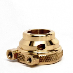 PartzBiz HD SD-TH-01-BR-KN-DU - Harley Throttle Housing 1-Inch Knurled Dual Cable PartzBiz HD SD-TH-01-BR-KN-DU - Harley Throttle Housing 1-Inch Knurled Dual Cable