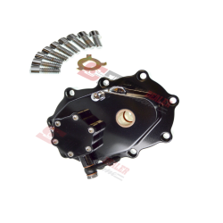 PartzBiz HD SD-HYD-4SPD-KICK-BK - Speed Dealer Customs 4 Speed Transmission Kickstart Hydraulic Clutch Cover for Harley