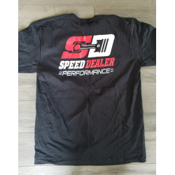 PartzBiz HD SD-TS-SDP-BK-SM - Speed Dealer Performance Black T-Shirt
