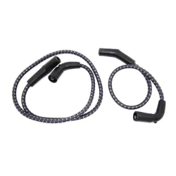 PartzBiz HD 32-7350 - ชุดสายไฟหัวเทียน Sumax Black & Blue Cloth 2009-2016 Harley Touring PartzBiz HD 32-7350 - ชุดสายไฟหัวเทียน Sumax Black & Blue Cloth 2009-2016 Harley Touring