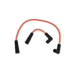 PartzBiz HD 32-7358 - Sumax Orange Black Cloth Spark Plug Ignition Wire Set 99-17 Harley Softail Dyna PartzBiz HD 32-7358 - Sumax Orange Black Cloth Spark Plug Ignition Wire Set 99-17 Harley Softail Dyna