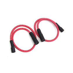 PartzBiz HD 32-7346 - ชุดสายไฟหัวเทียนผ้าสีแดงและดำ Sumax 1999-2008 Harley Touring PartzBiz HD 32-7346 - ชุดสายไฟหัวเทียนผ้าสีแดงและดำ Sumax 1999-2008 Harley Touring