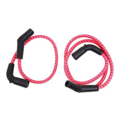 PartzBiz HD 32-7351 - ชุดสายไฟหัวเทียน Sumax Red & Black Cloth 2009-2016 Harley Touring PartzBiz HD 32-7351 - ชุดสายไฟหัวเทียน Sumax Red & Black Cloth 2009-2016 Harley Touring